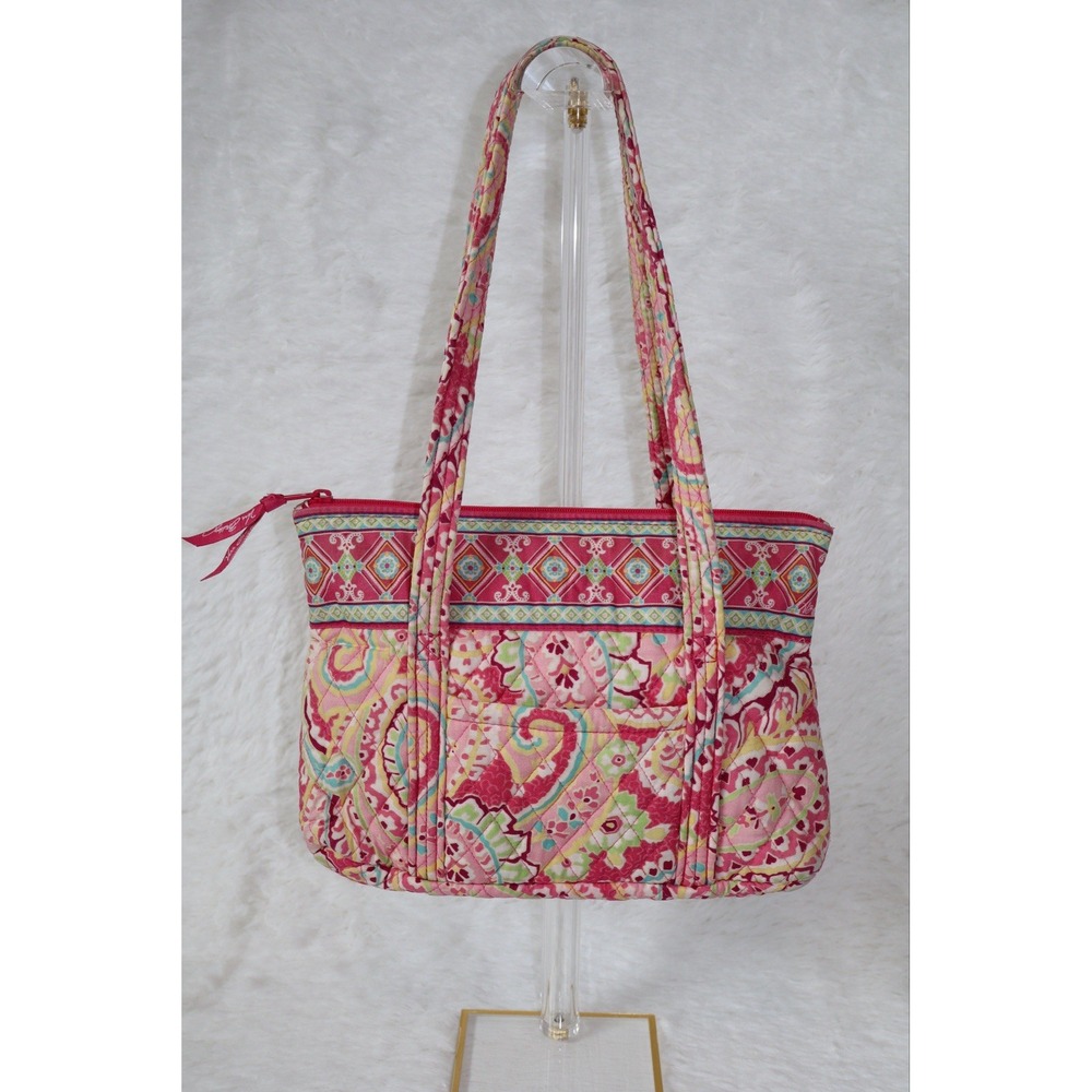 Vera Bradley Pink Capri Melon Small Betsy Tote Purse Retired